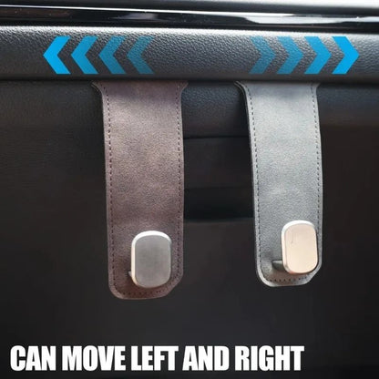 Luxury Leather Glove Box Hook & Front Row Storage Organizer for Car Interiors