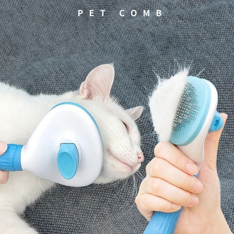 Professional Pet Grooming Comb Floating Hair Removal Brush for Cats and Dogs