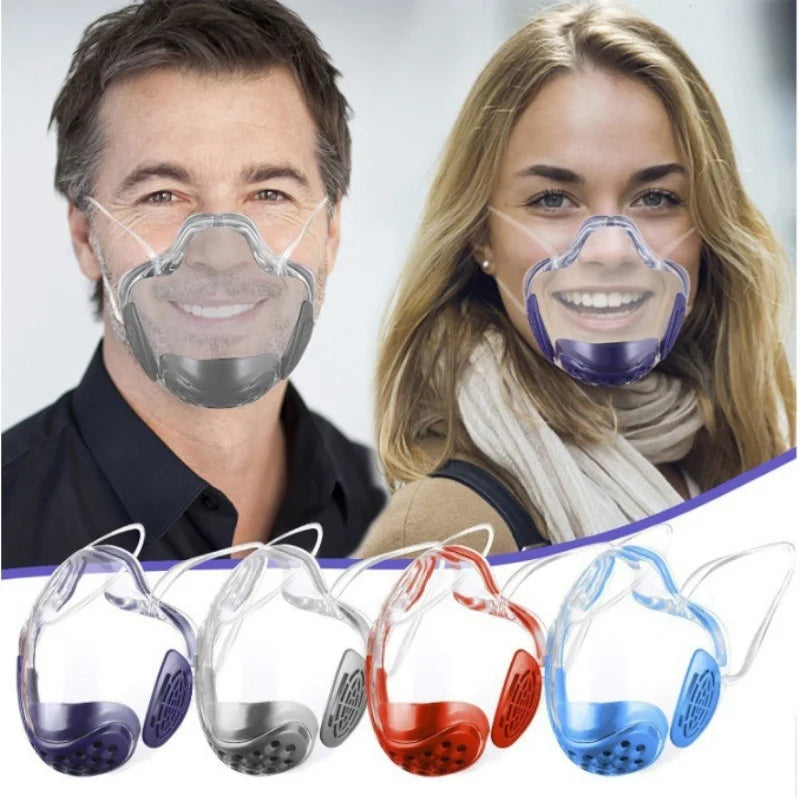 Transparent Moto Cycling Face Shield Windproof Dustproof Mask