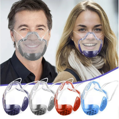 Transparent Moto Cycling Face Shield Windproof Dustproof Mask