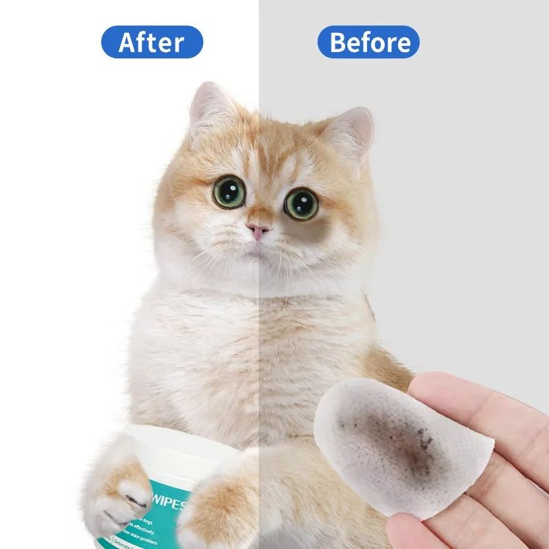 Pet Eye Cleaning Wipes Tear Stain Remover 100PCS