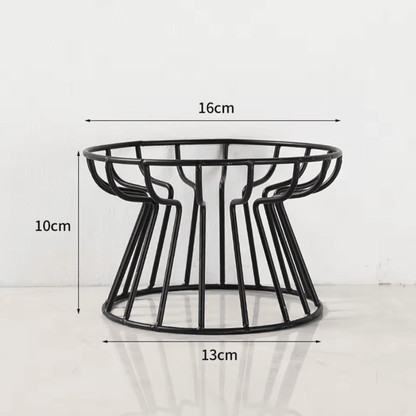Whisker-Friendly Elevated Ceramic Cat Bowl with Anti-Tip Stand