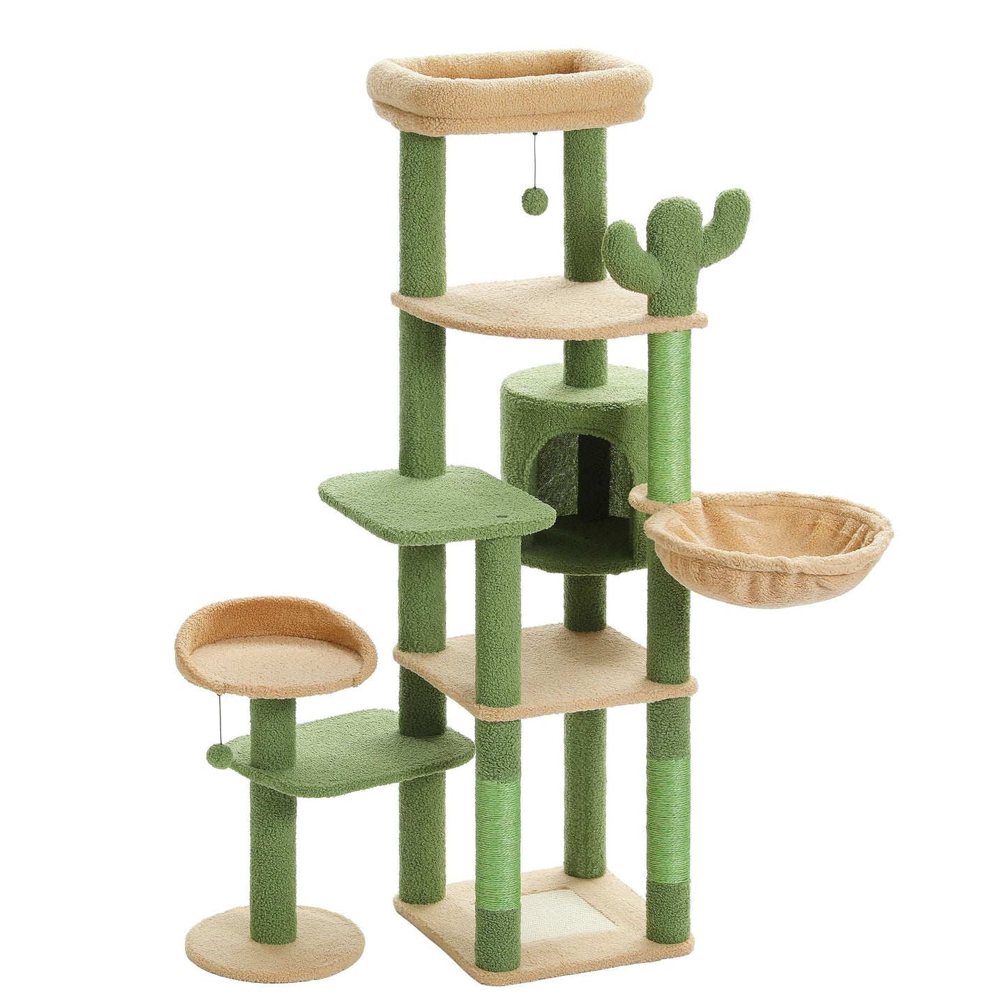 Jumbo Deluxe Multi-Level Tall Cat Tower