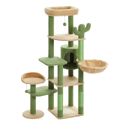 Jumbo Deluxe Multi-Level Tall Cat Tower