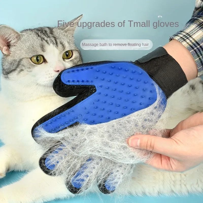 Pet Silicone Grooming & Deshedding Gloves