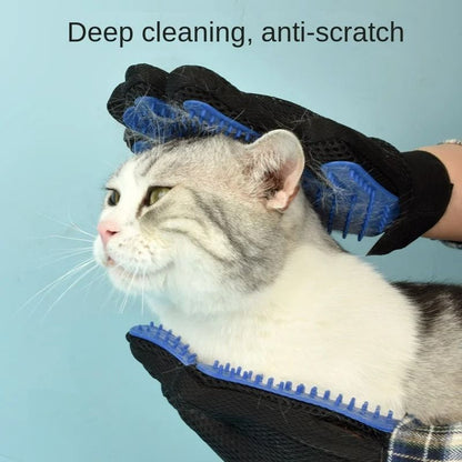 Pet Silicone Grooming & Deshedding Gloves