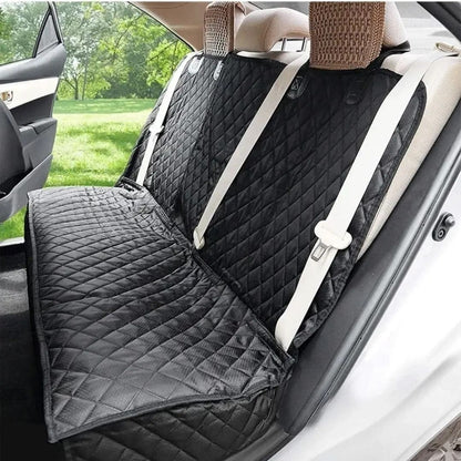 Waterproof Dog Car Seat Cover Hammock with Middle Armrest Access