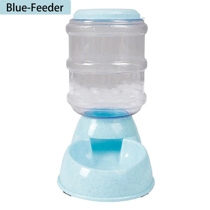 3.8L Automatic Gravity Pet Feeder & Water Dispenser for Small & Medium Pets