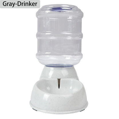 3.8L Automatic Gravity Pet Feeder & Water Dispenser for Small & Medium Pets