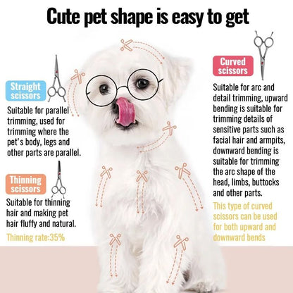 Precision Safety-Tip Grooming Scissors