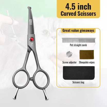 Precision Safety-Tip Grooming Scissors