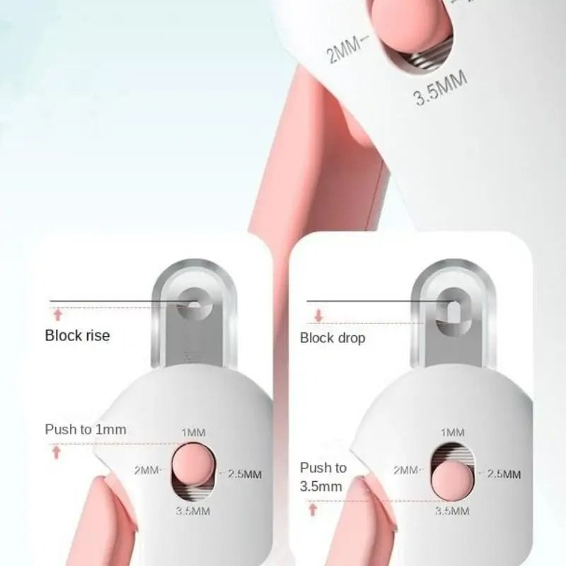 Professional Pet Nail Clipper with Adjustable Precision Hole