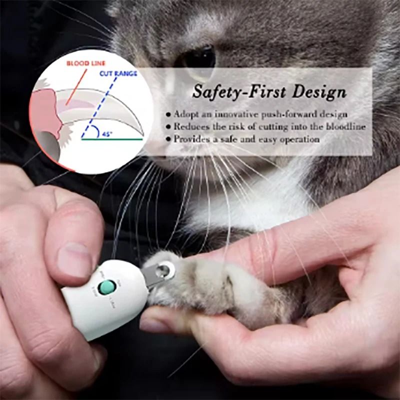 Professional Pet Nail Clipper with Adjustable Precision Hole