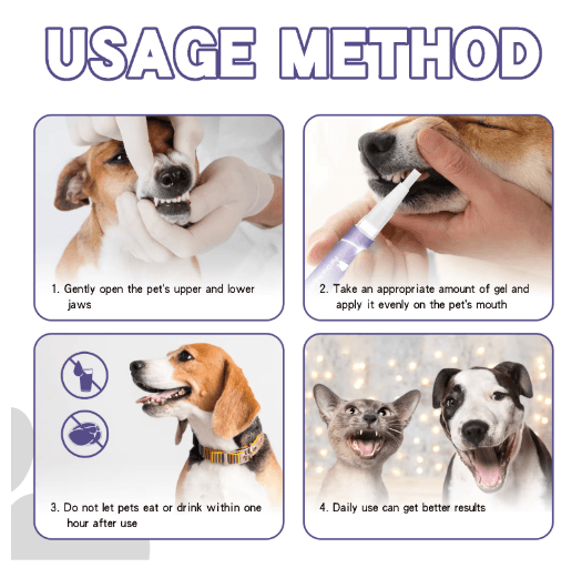 SmileFresh Easy Apply Pet Dental Care Gel for Dogs & Cats