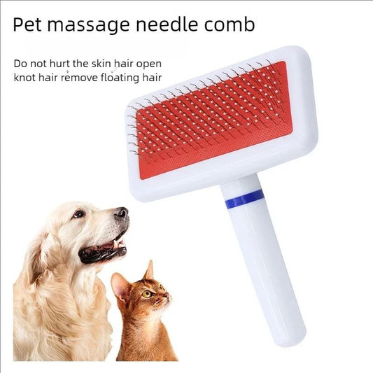 Self-Cleaning Grooming Slicker Brush
