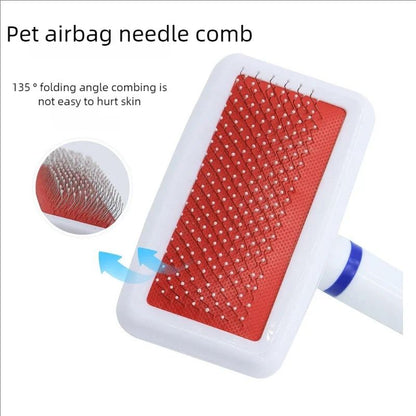 Self-Cleaning Grooming Slicker Brush