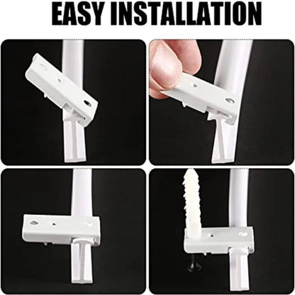 Modern Bendable Curtain Rail Track with Nano Silencer