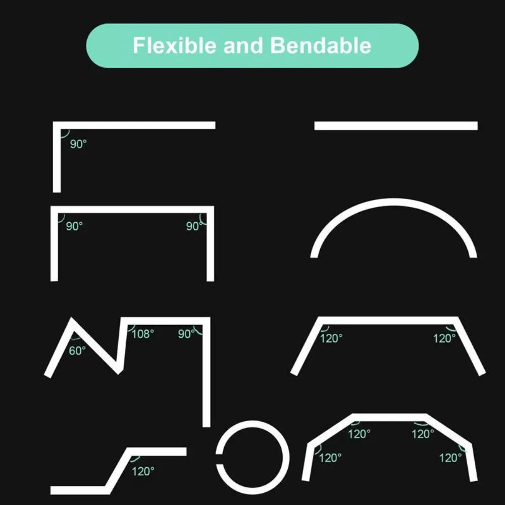 Modern Bendable Curtain Rail Track with Nano Silencer