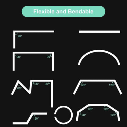 Modern Bendable Curtain Rail Track with Nano Silencer