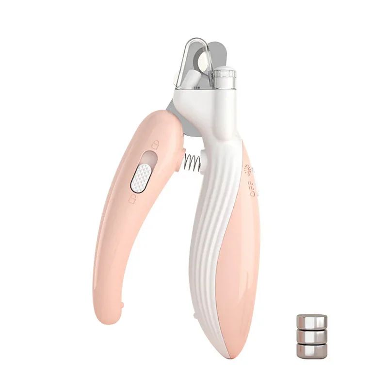 LED Pet Nail Clippers for Dogs & Cats Safe Paw Grooming Trimmer