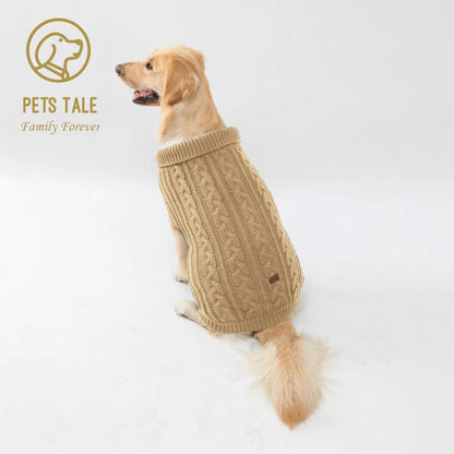 Cozy Knitted Dog Sweater for Warm Winter Pet Style