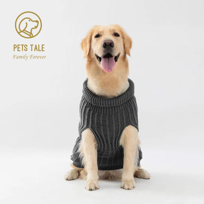 Cozy Knitted Dog Sweater for Warm Winter Pet Style