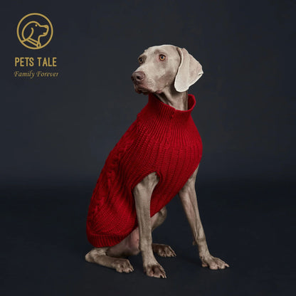 Cozy Knitted Dog Sweater for Warm Winter Pet Style
