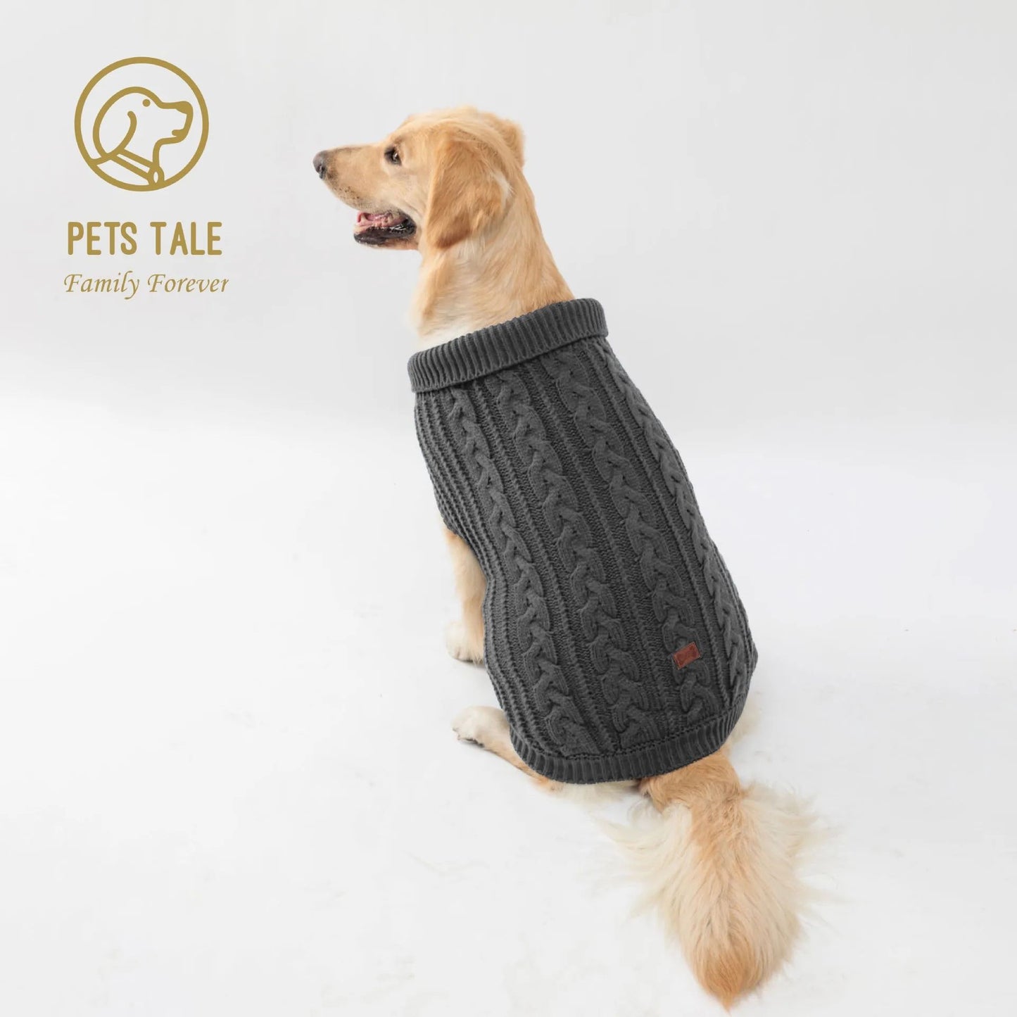 Cozy Knitted Dog Sweater for Warm Winter Pet Style