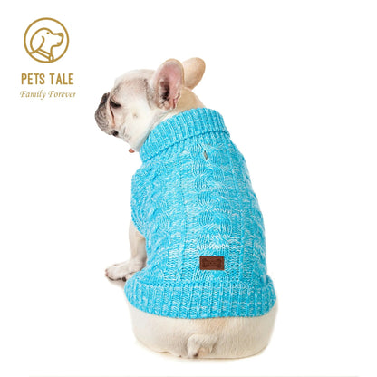 Cozy Knitted Dog Sweater for Warm Winter Pet Style