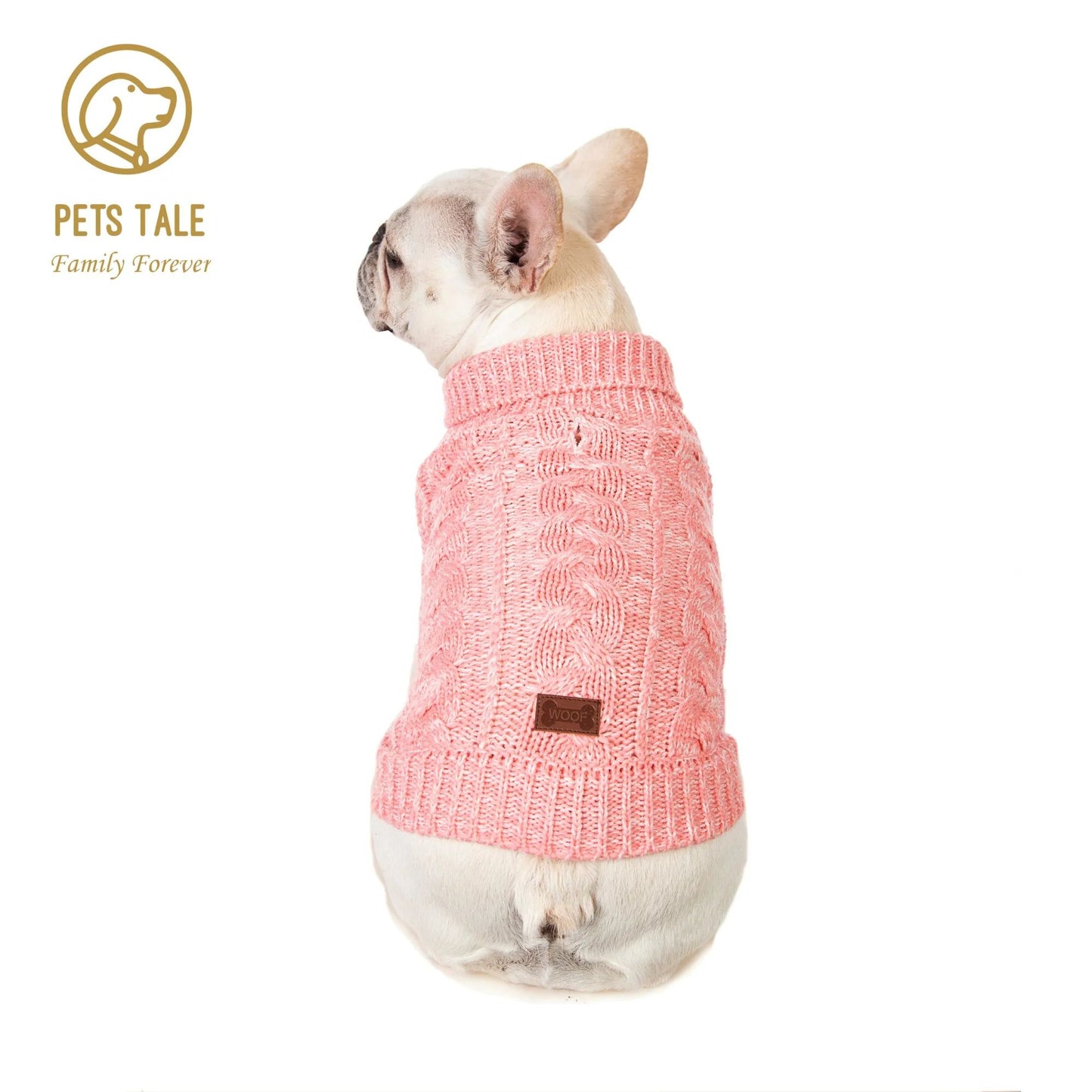 Cozy Knitted Dog Sweater for Warm Winter Pet Style