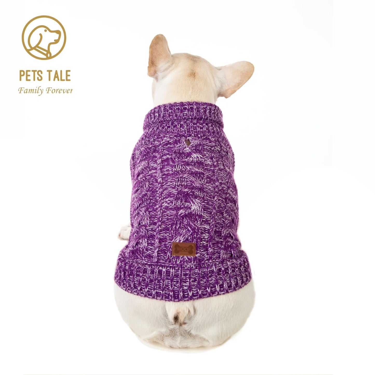 Cozy Knitted Dog Sweater for Warm Winter Pet Style