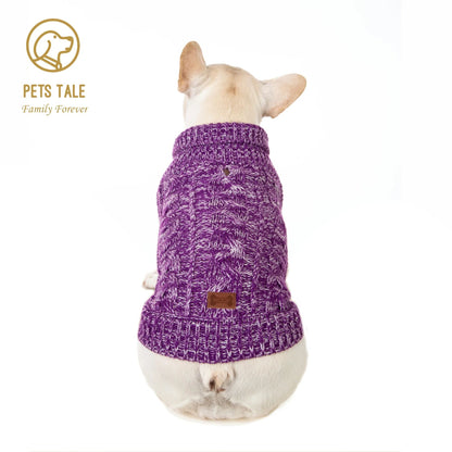Cozy Knitted Dog Sweater for Warm Winter Pet Style