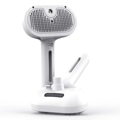 ROJECO Steam Pet Grooming Brush Electric Hair Straightener Comb for Cats and Dogs