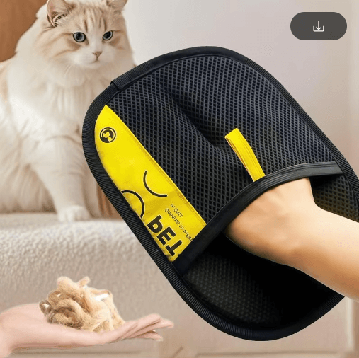 FurSweep 2-in-1 Pet Hair Remover Grooming Glove & Lint Roller