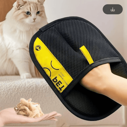 FurSweep 2-in-1 Pet Hair Remover Grooming Glove & Lint Roller