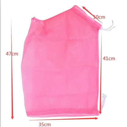 Adjustable Mesh Grooming & Bath Bag for Calm, No-Scratch Care