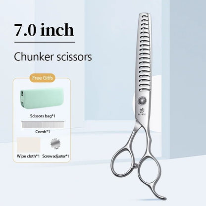 Fenice Professional Pet Grooming Scissors Set for Dogs and Cats