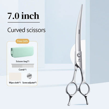 Fenice Professional Pet Grooming Scissors Set for Dogs and Cats