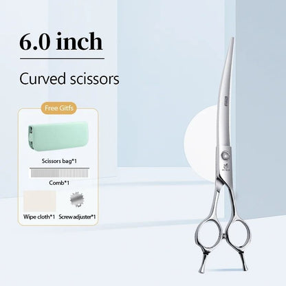 Fenice Professional Pet Grooming Scissors Set for Dogs and Cats
