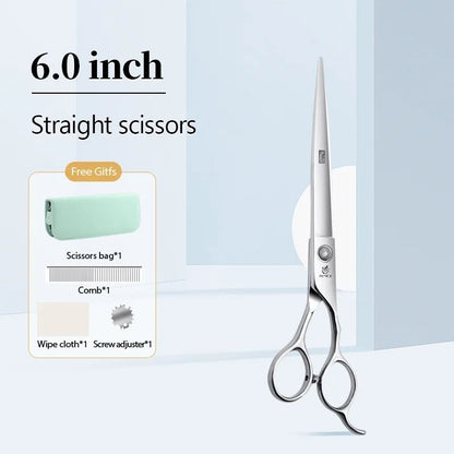 Fenice Professional Pet Grooming Scissors Set for Dogs and Cats