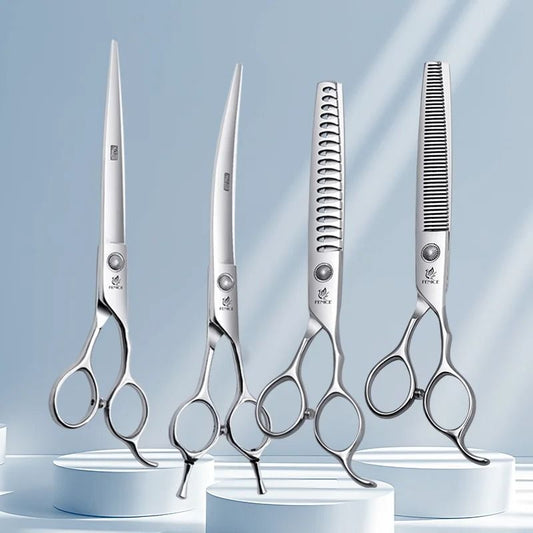 Fenice Professional Pet Grooming Scissors Set for Dogs and Cats