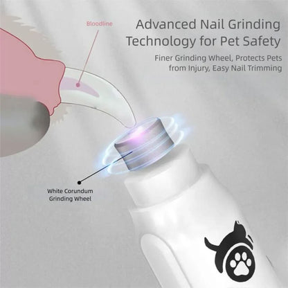 3-Speed Professional Electric Pet Nail Grinder