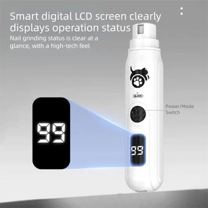 3-Speed Professional Electric Pet Nail Grinder