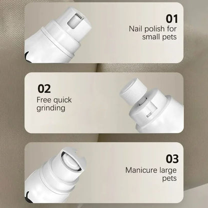 3-Speed Professional Electric Pet Nail Grinder