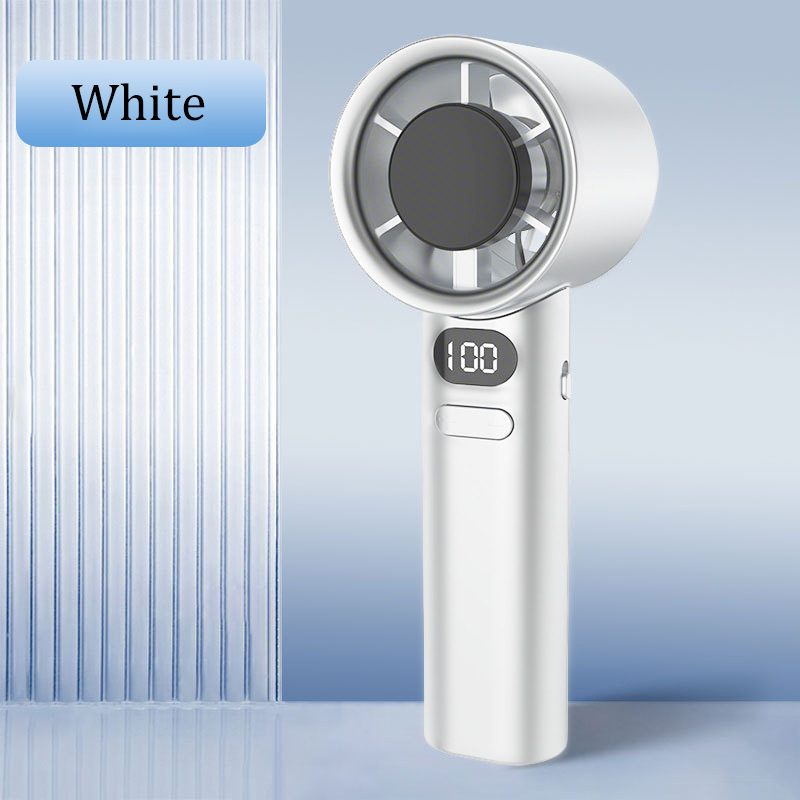 ArcticFlow Portable Mini Fan with Ice Cooling & LED Display