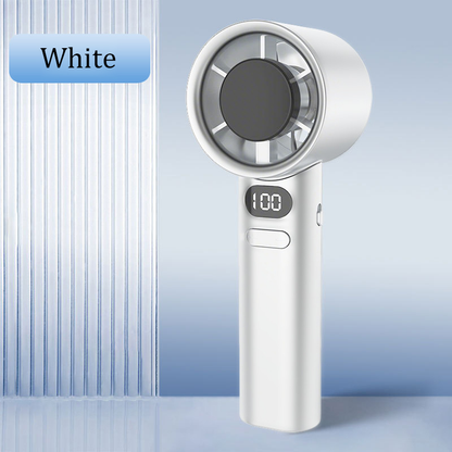 ArcticFlow Portable Mini Fan with Ice Cooling & LED Display