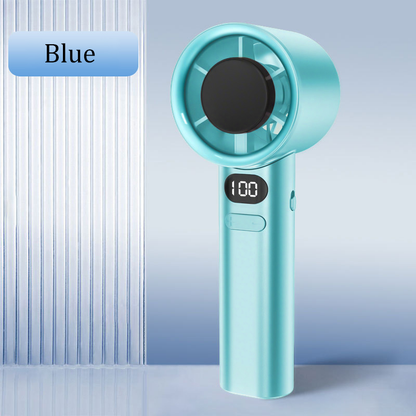 ArcticFlow Portable Mini Fan with Ice Cooling & LED Display