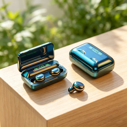 High Bass Wireless Earbuds with Touch Control and Waterproof Sport Fit
