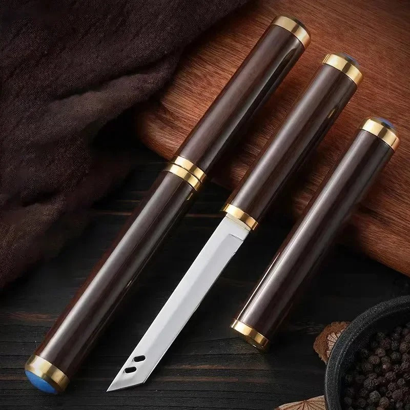 Stainless Steel EDC Pocket Knife for BBQ, Steak & Fruit Cutting