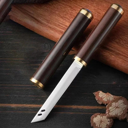Stainless Steel EDC Pocket Knife for BBQ, Steak & Fruit Cutting